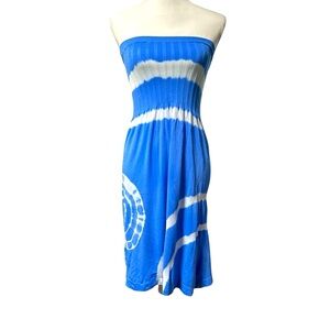 Castaways Stretchy Strapless Sundress / Swimsuit Cover-up
